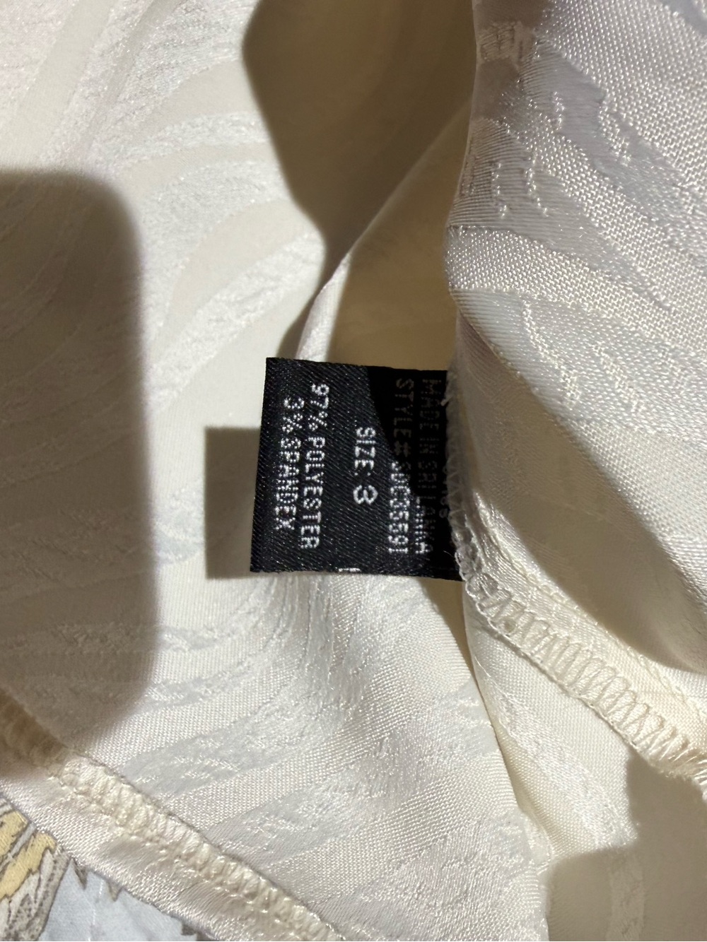 Ruby Rox Cream Textured Ruffle-Hem Blazer - Picture 10 of 14